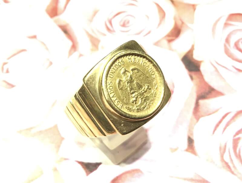 21.6金 ペソコイン リング をお買取しました。