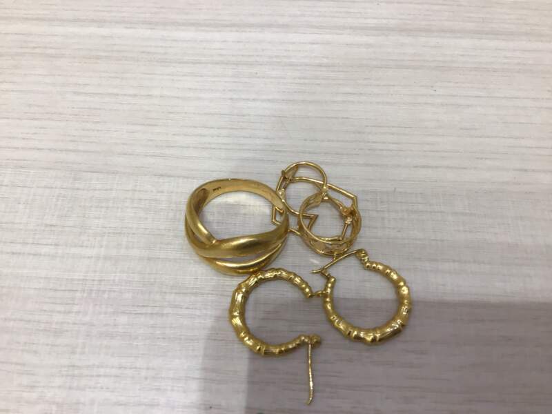 K18 リング・ピアス 買取り致しました。
