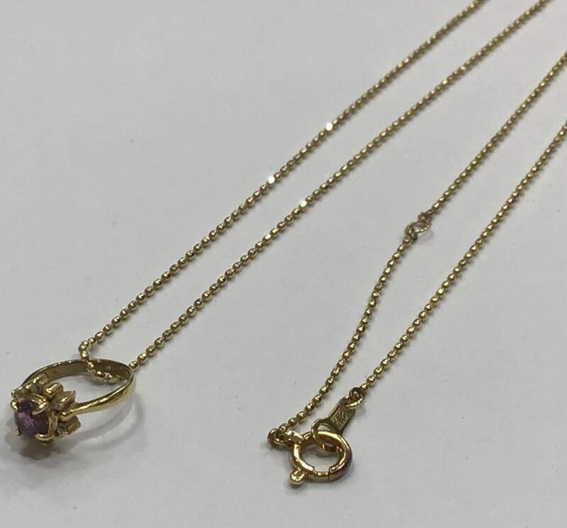 K18ペンダントネックレスを お買い取りしました。
