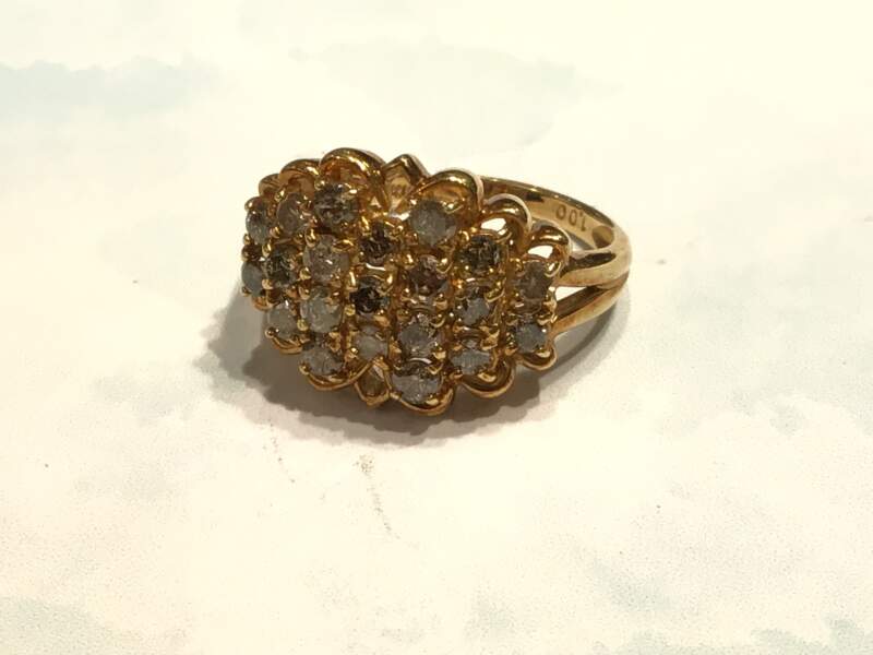 🌿18金 ダイヤモンド リング をお買取りしました。🌿