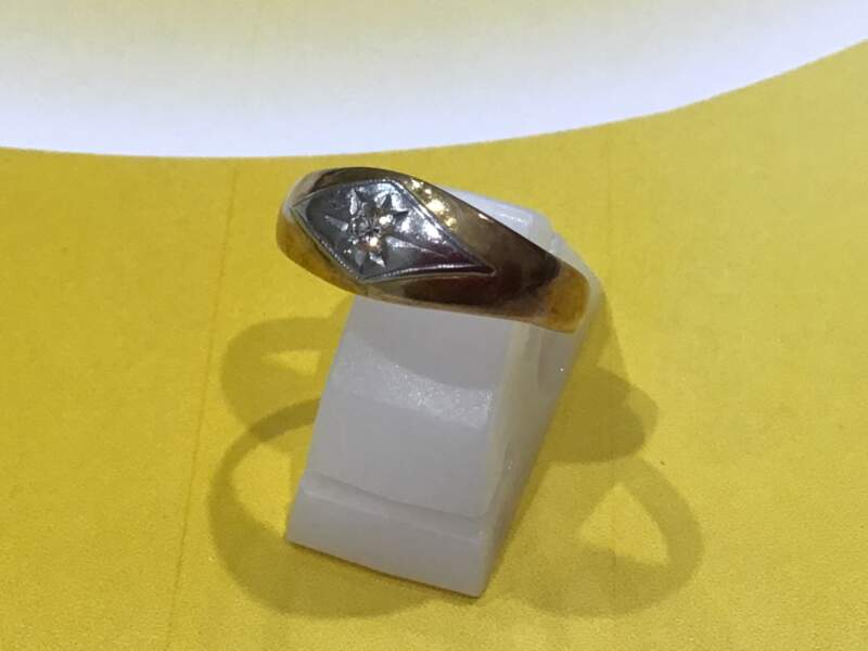 18金 プラチナ850 コンビリング をお買取致しました。