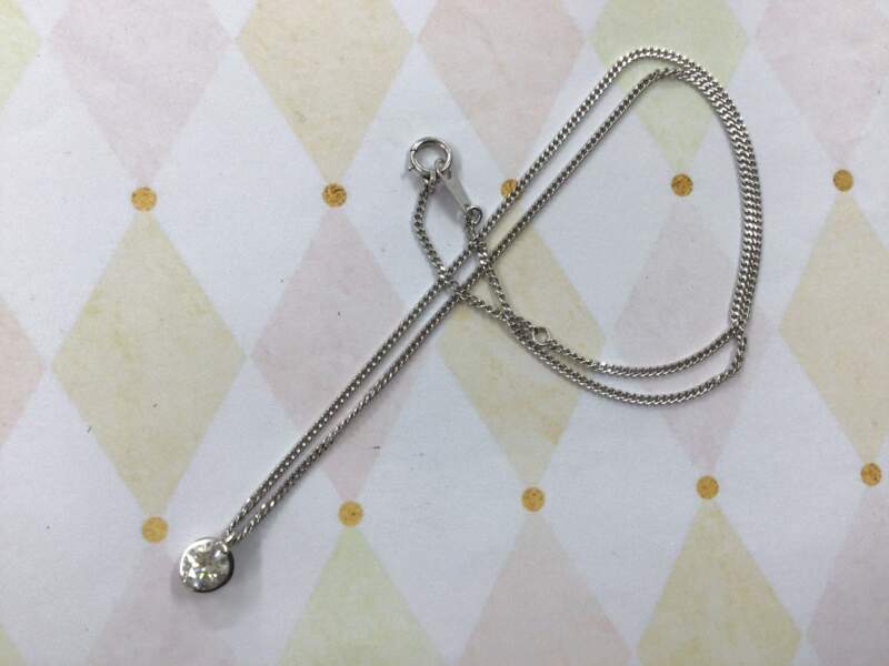 ダイヤモンド プラチナ850ネックレス をお買取しました。
