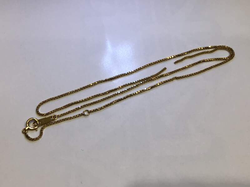 18金 ネックレス をお買取しました。