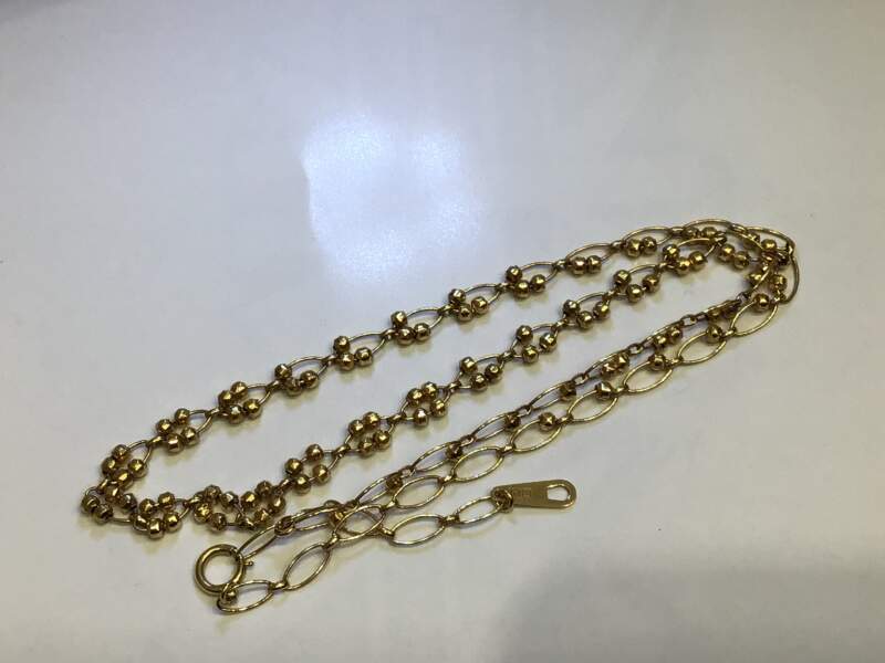 18金 ネックレス をお買取しました。