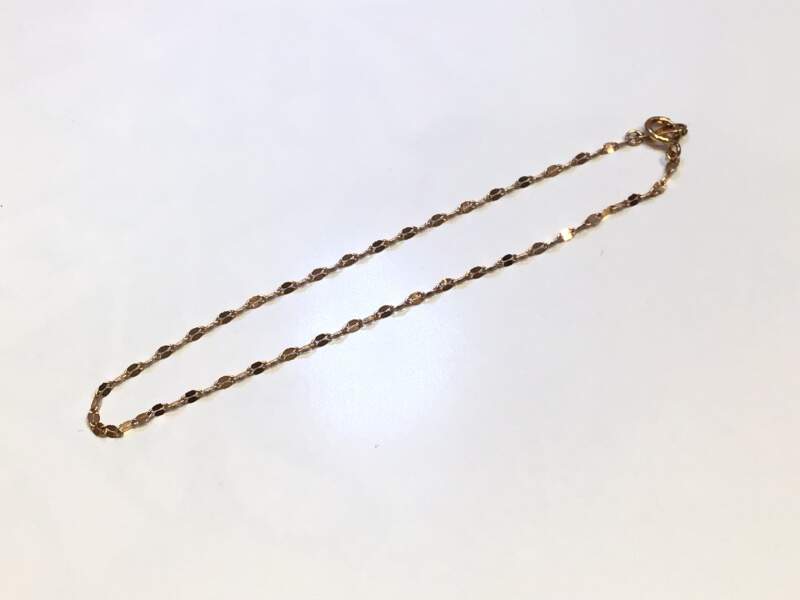 10金 ブレスレット をお買取しました。