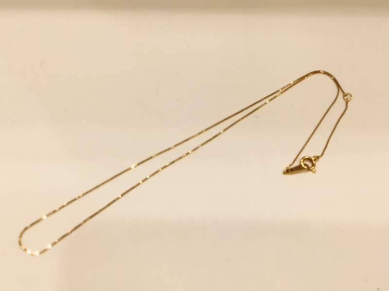 18金 ネックレス をお買取しました。