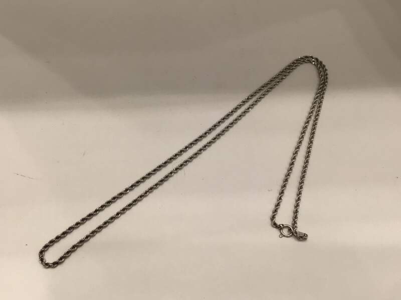 18金WG ネックレス をお買取しました。