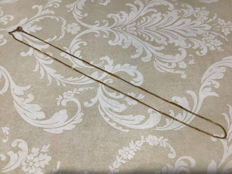 18金 ネックレス を買取しました。
