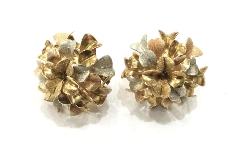 K18金 3カラー ピアス をお買取しました。