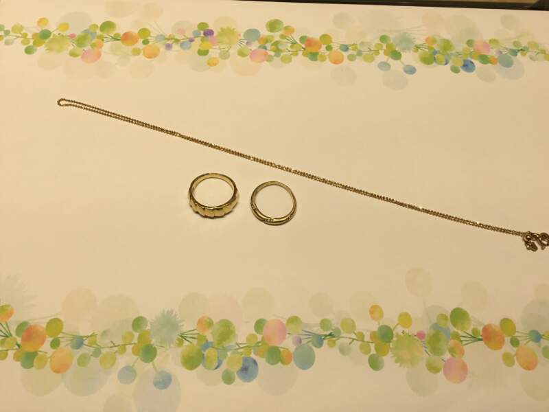 k18 リング ネックレス のお買取りをしました
