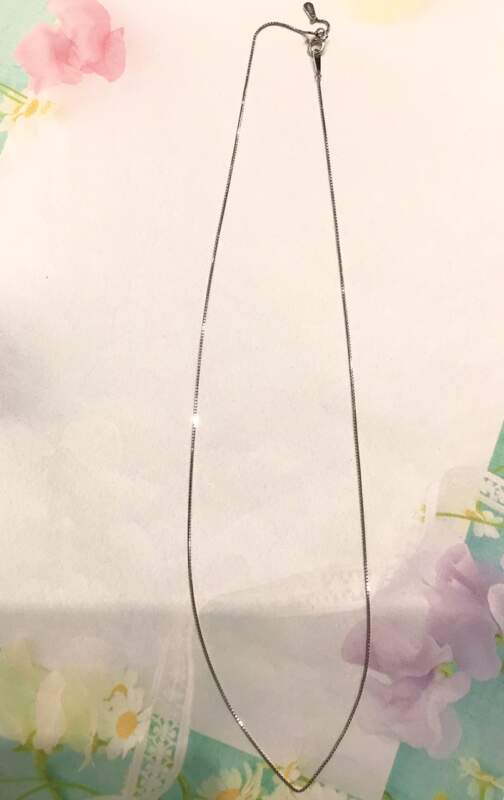 ✨18金 ホワイトゴールド ネックレス 買取しました✨