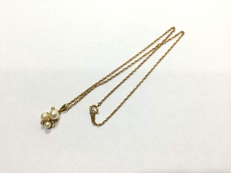 パール 18金 ネックレス をお買取りしました。