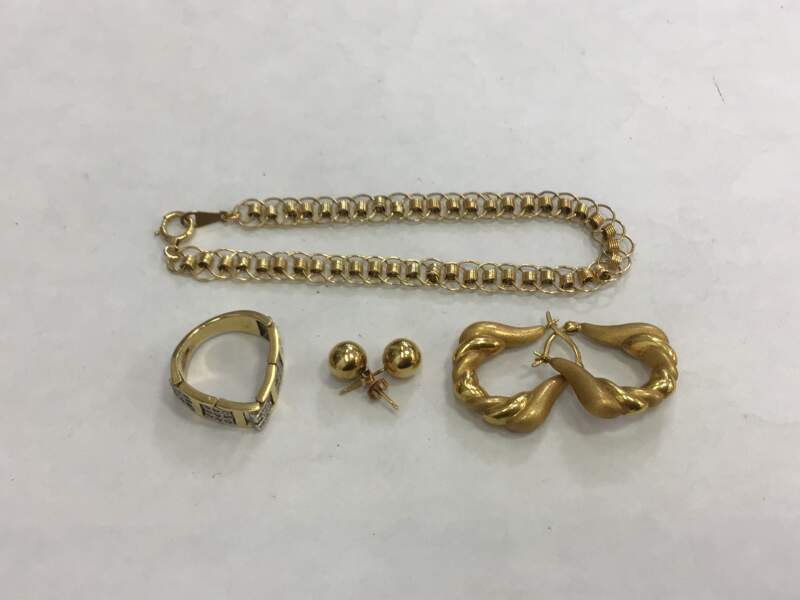 K18 ブレス リング ピアスお買取しました