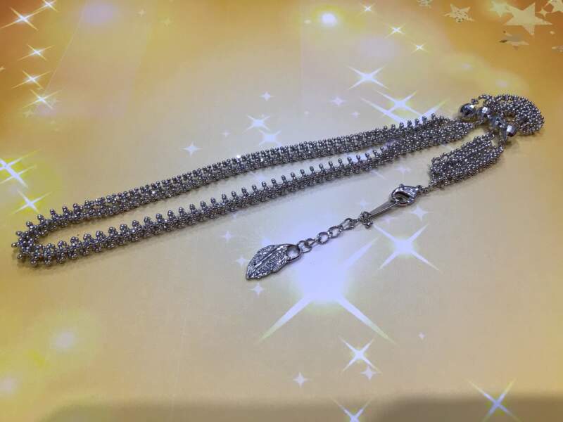 18金 ホワイトゴールド ネックレス をお買取致しました。