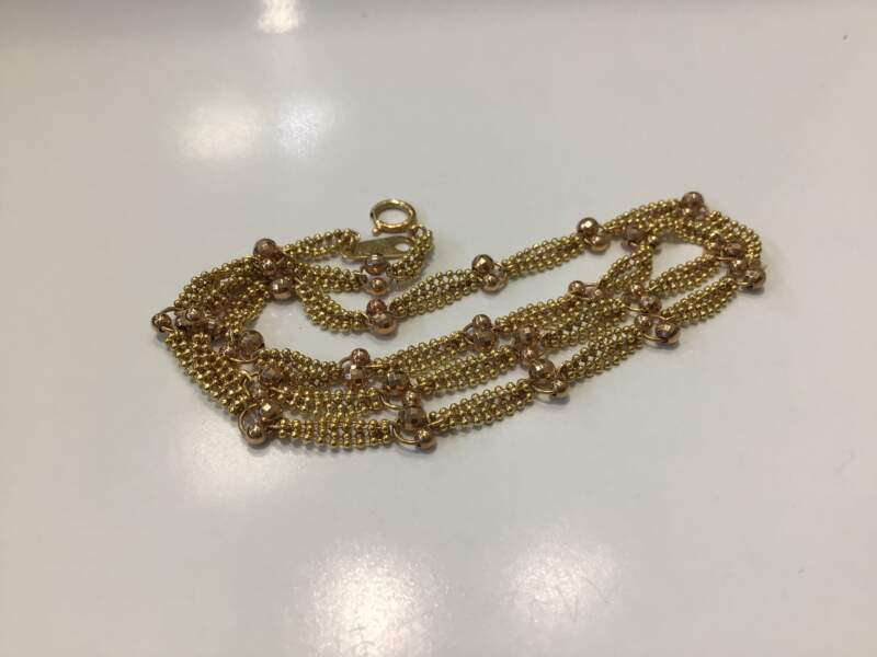 18金 ブレスレット を買取しました。