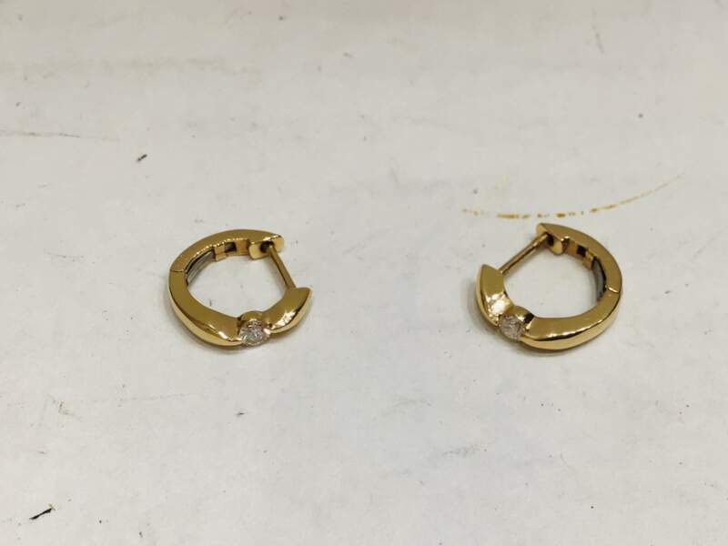 18金 ピアス をお買取しました。