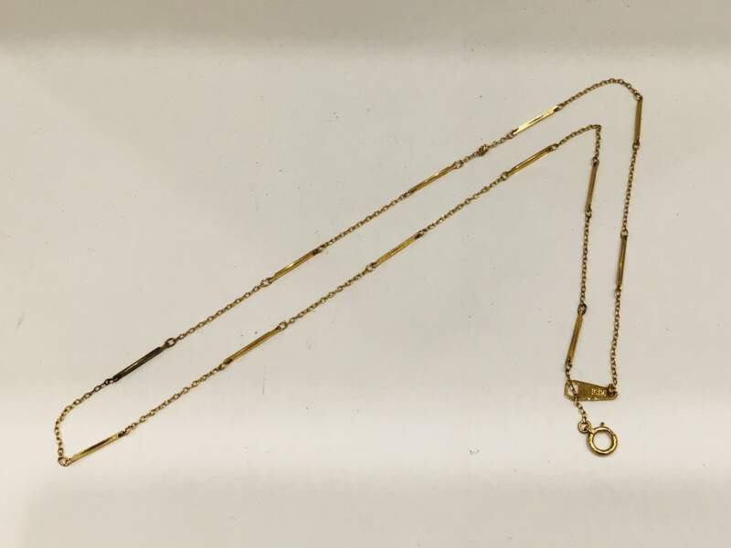 18金 ネックレス をお買取しました。