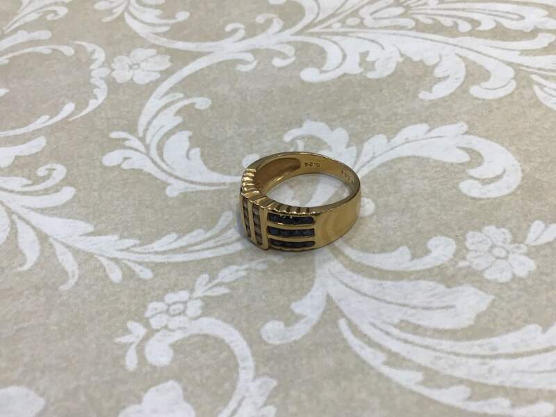K18金リング色石付をお買取りしました。