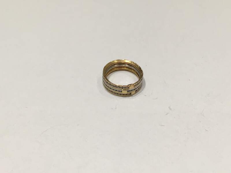 18金 3カラー リング をお買取しました。
