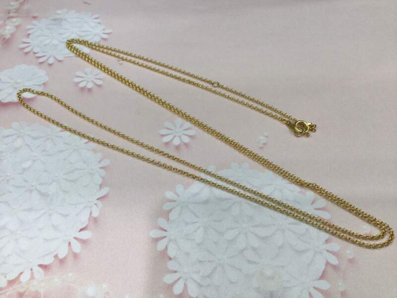 18金 イエローゴールド ネックレス お買取りしました。
