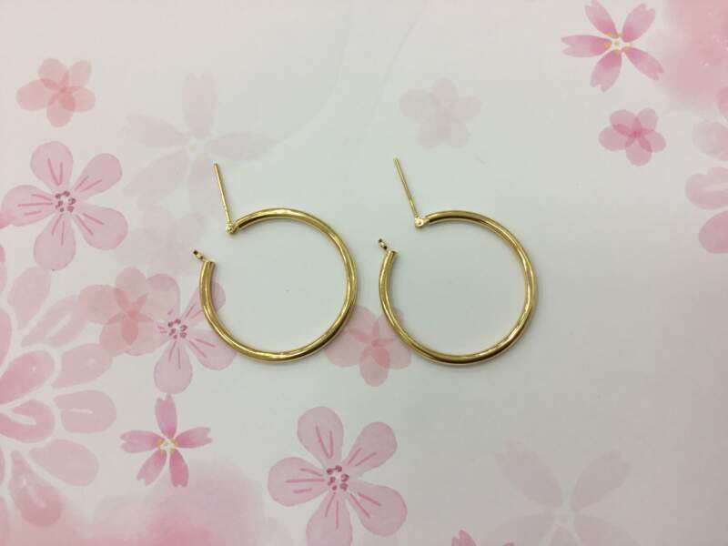 18金 ピアス パイプ お買取致しました。