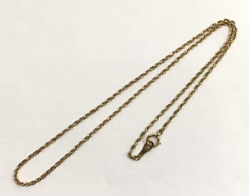 18金 イエローゴールド ネックレス をお買取しました。