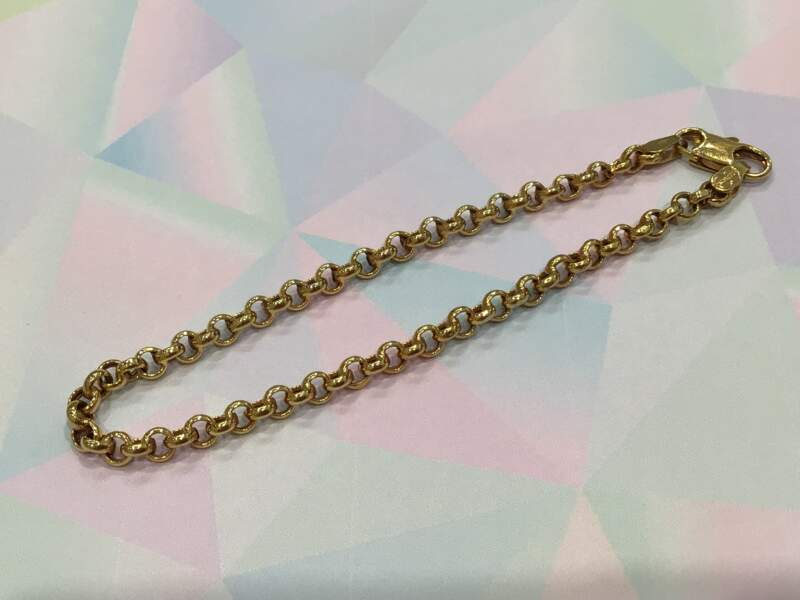 18金 イエローゴールド ブレスレット をお買取致しました。