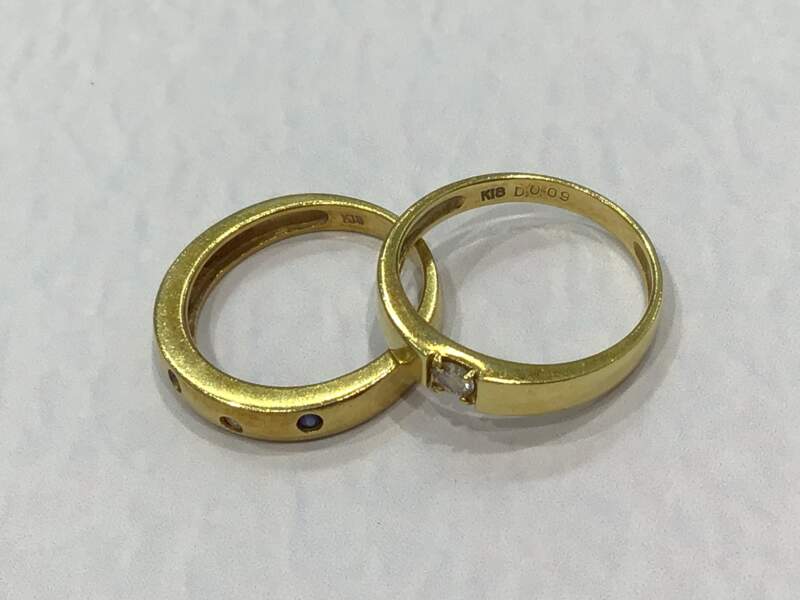 18金 イエローゴールド リング をお買取致しました。