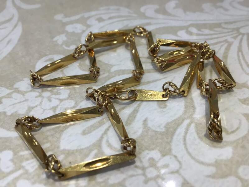 18金 ネックレス を買取しました。