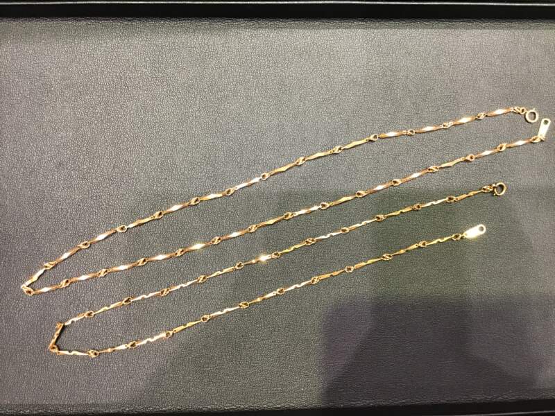 18金 イエローゴールド ネックレス をお買取しました。
