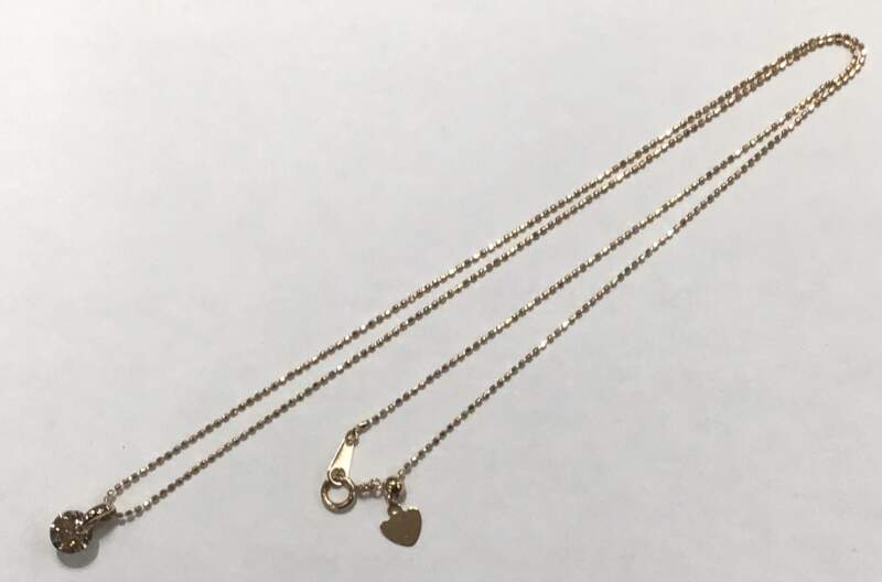 ダイヤモンド 18金 ピンクゴールド ネックレス をお買取しました。