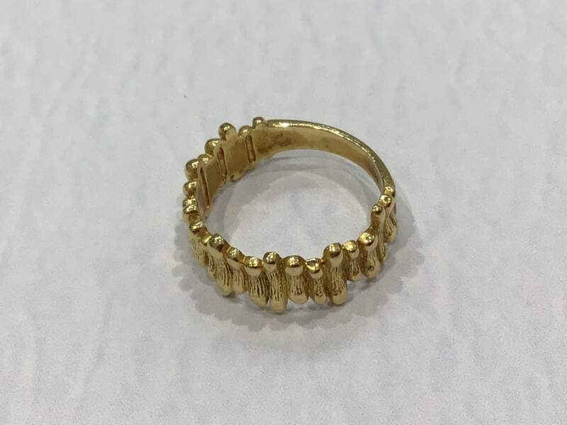 18金 イエローゴールド リング をお買取致しました。