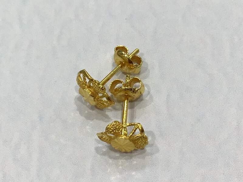 22金 ピアス をお買取致しました。
