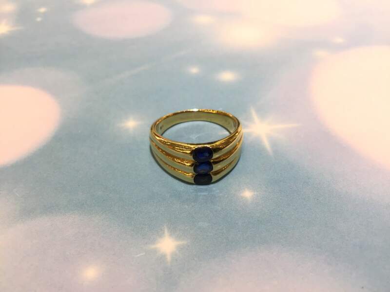 18金 イエローゴールド リング をお買取しました。