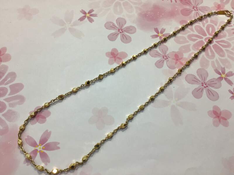 K18 ネックレス お買取しました