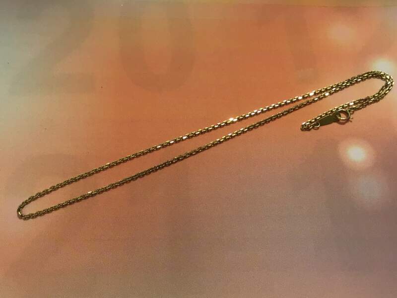 18金 イエローゴールド ネックレス をお買取しました。