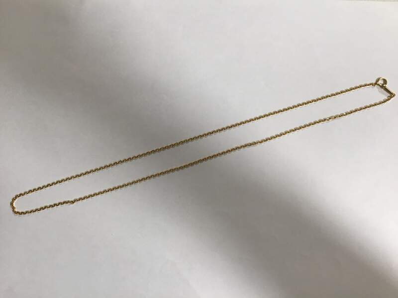 18金 ネックレス をお買取り致しました。
