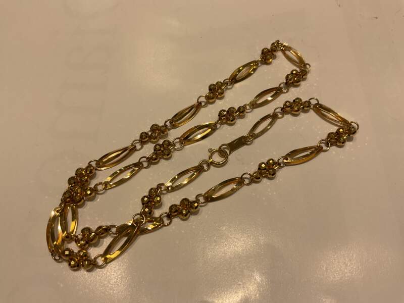 18金 イエローゴールド ネックレス をお買い取りしました。