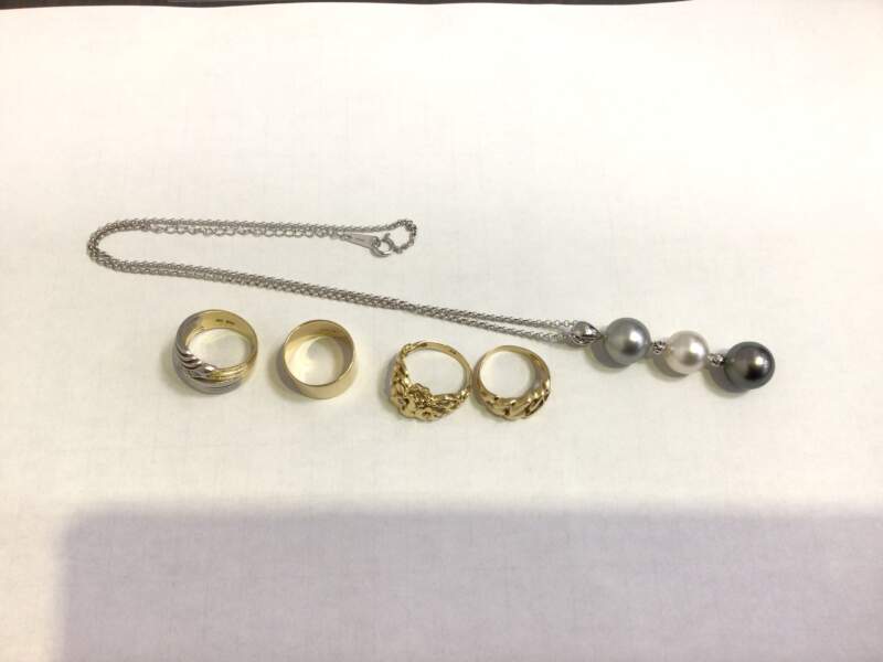 プラチナ K18 ネックレス リング をお買取りしました。