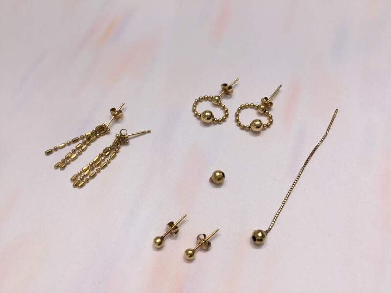K18 ピアス お買取り致しました