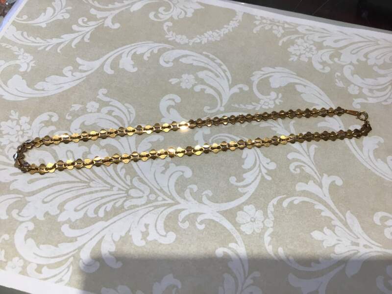 K18金ネックレスをお買取りしました。