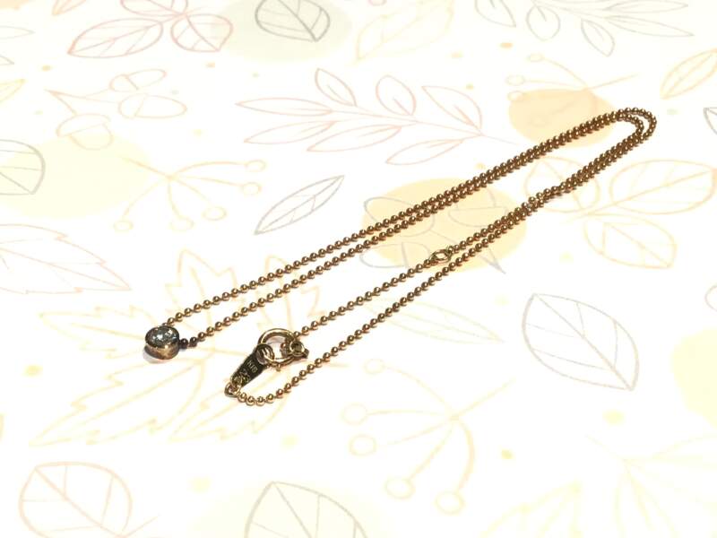 18金 ダイヤモンド ネックレス お買取りしました。