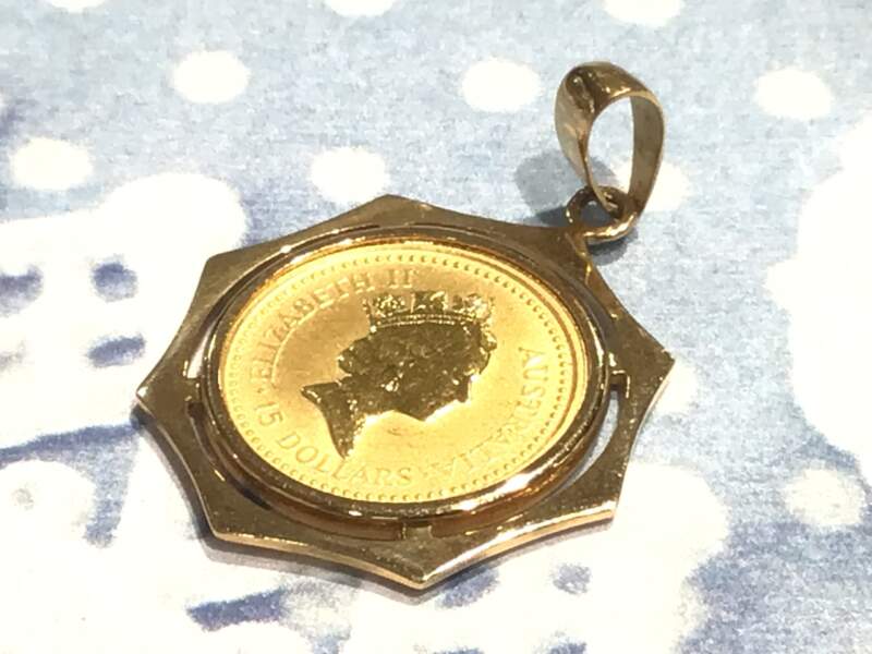 24金 18金 コインペンダント お買取りしました。