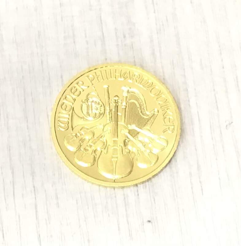 24金 ウィーンコイン 1/2 をお買取しました。