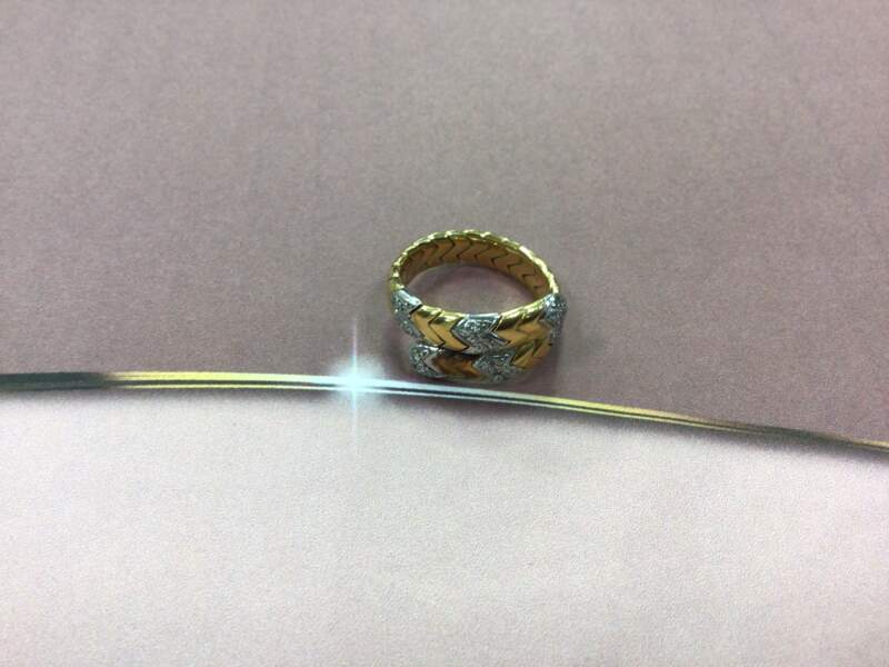 18金/プラチナリングをお買取しました。