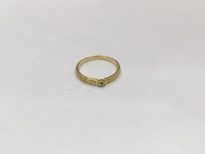 18金 イエローゴールド リング をお買取しました。