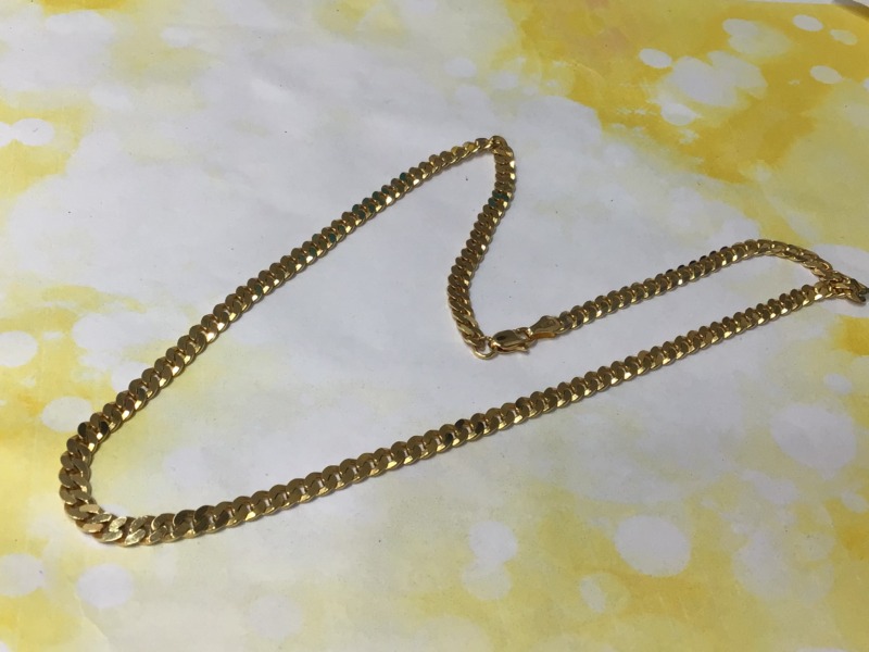 18金 イエローゴールド ネックレス をお買取しました。