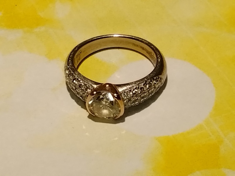 ダイヤモンド プラチナ 18金 リング をお買取りしました。