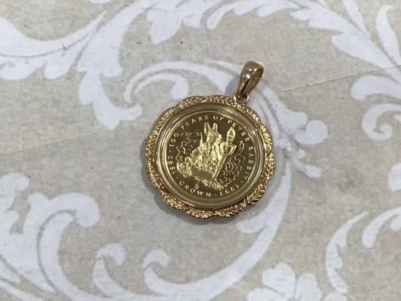 24金 コイン 18金枠 をお買取いたしました