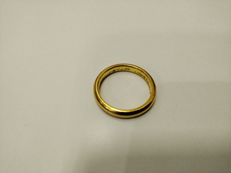 18金 イエローゴールド リング をお買い取りしました。